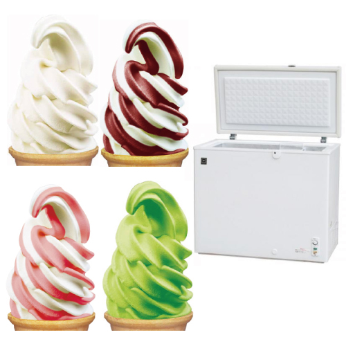 冷凍庫200L+アイス240個セット