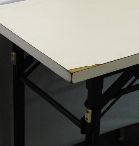 折りたたみテーブル(白)45×150模擬店用