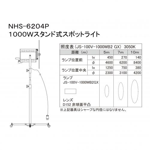 スポットライト(1000W)